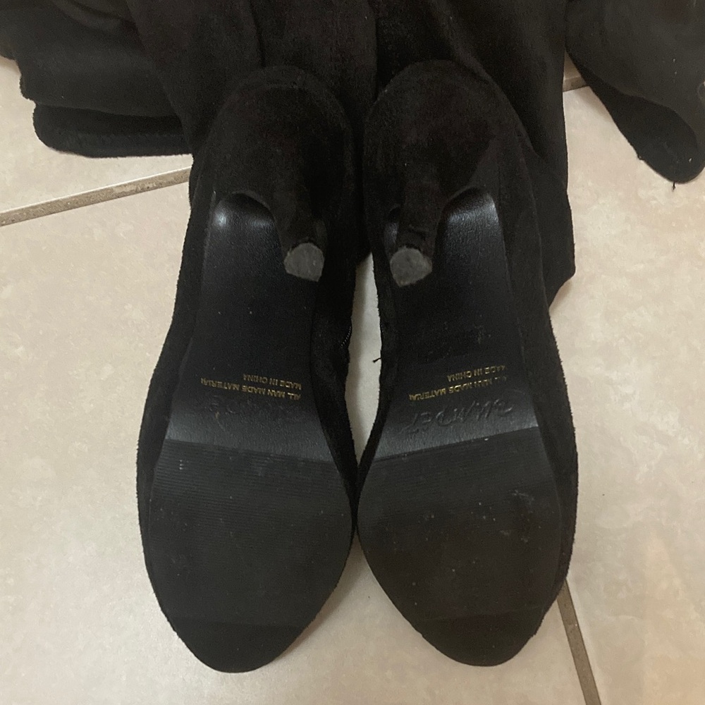 Black Over-the-Knee Boots - Picture 6 of 9